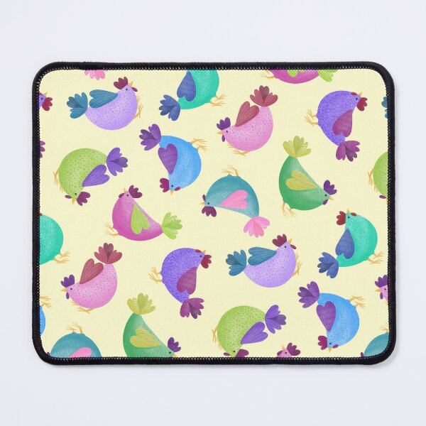 Item preview, Tossed Cute Rainbow Chickens Hens Chooks Chicks designed and sold by piptompatternco.