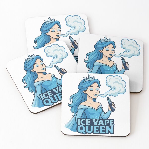 Item preview, Ice Vape Queen – Funny Frosty Vaping Princess Design designed and sold by House of Taste Vape Designs.