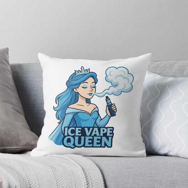 Item preview, Ice Vape Queen – Funny Frosty Vaping Princess Design designed and sold by House of Taste Vape Designs.