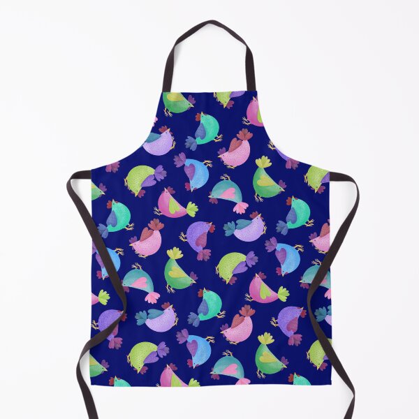 Item preview, Tossed Cute Rainbow Chickens Hens Chooks Chicks designed and sold by piptompatternco.
