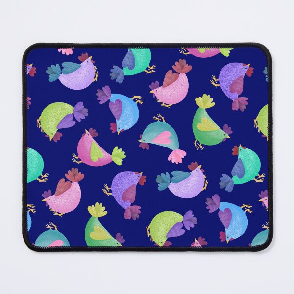 Item preview, Tossed Cute Rainbow Chickens Hens Chooks Chicks designed and sold by piptompatternco.
