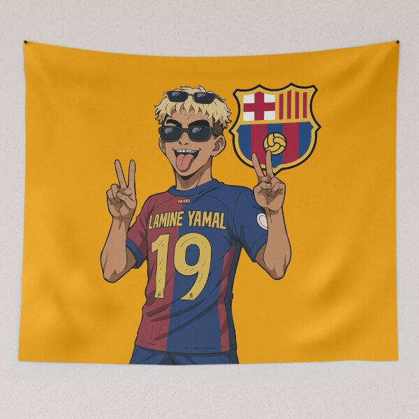 Item preview, Lamine Yamal Manga Style. FC Barcelona. Design 3 designed and sold by ocusido.