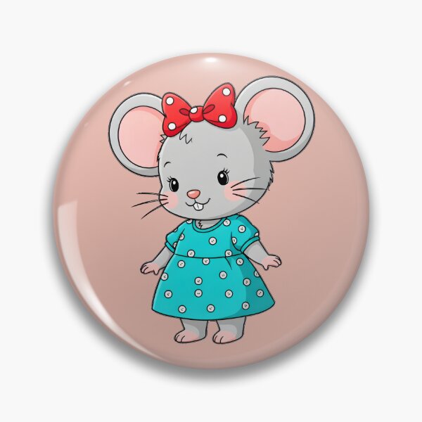 Item preview, Maisie Mouse in Polka Dot Dress designed and sold by StoryParade.