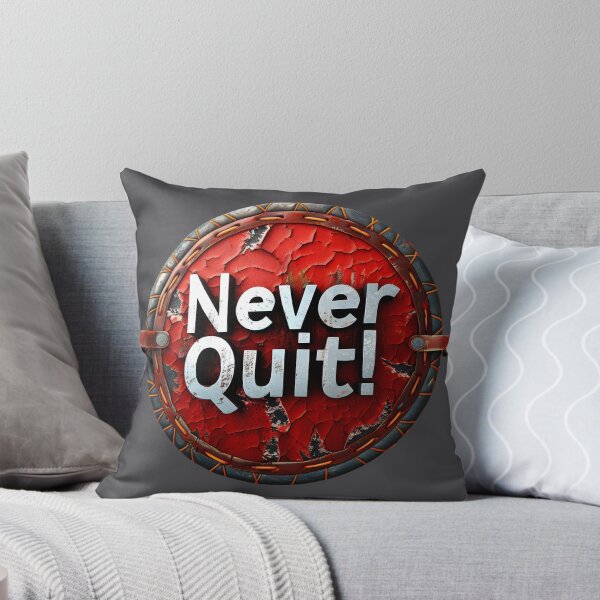 Item preview, Nunca te rindas: apariencia de metal desgastado con poder designed and sold by Jackflash2023.