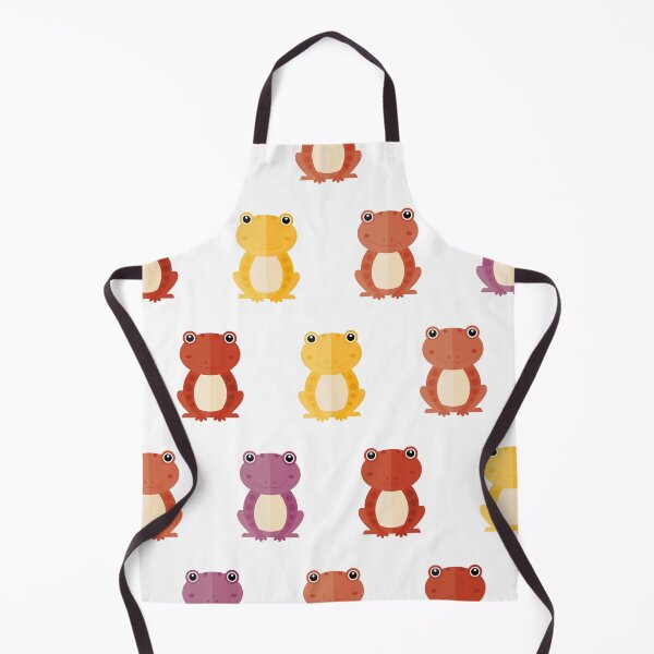 Item preview, Colourful frogs on white designed and sold by reneesillus.
