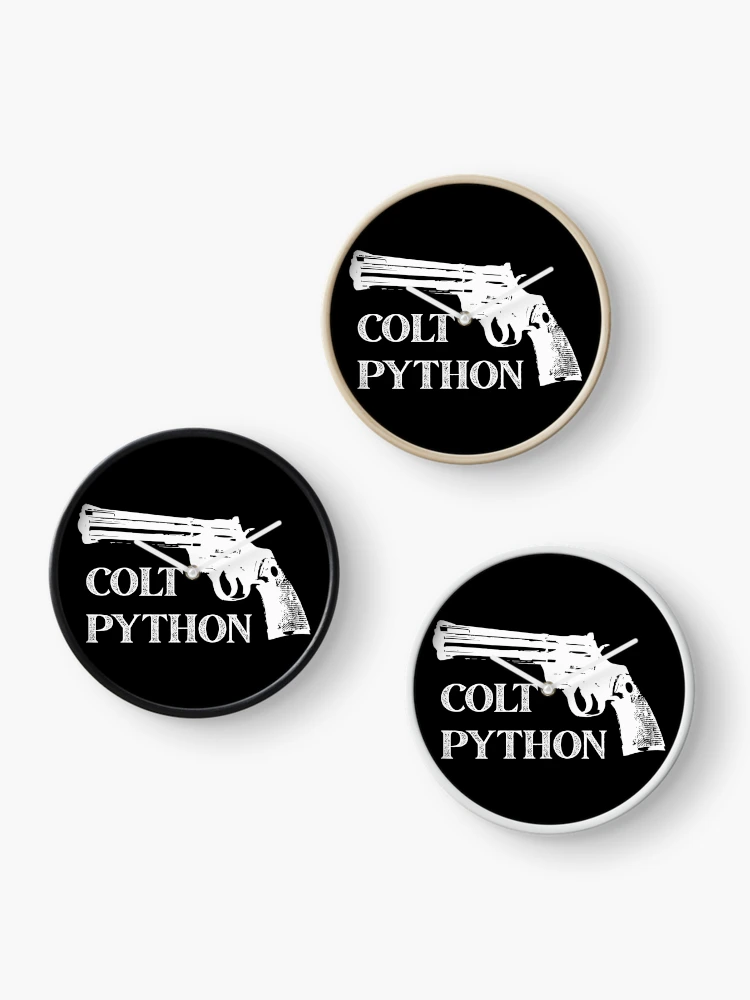 Thumbnail 3 of 4, Clock, Colt Python designed and sold by UNK-Fatigues.