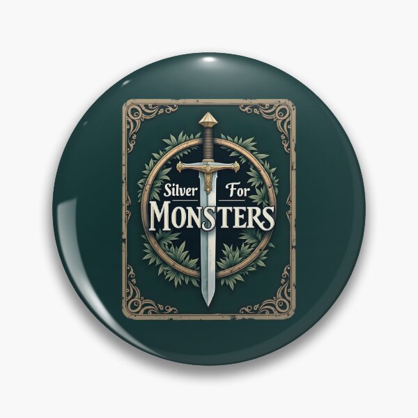 Item preview, Silver for Monsters - Funny Witcher Gamer Quote Design designed and sold by SlightlyUnreal.