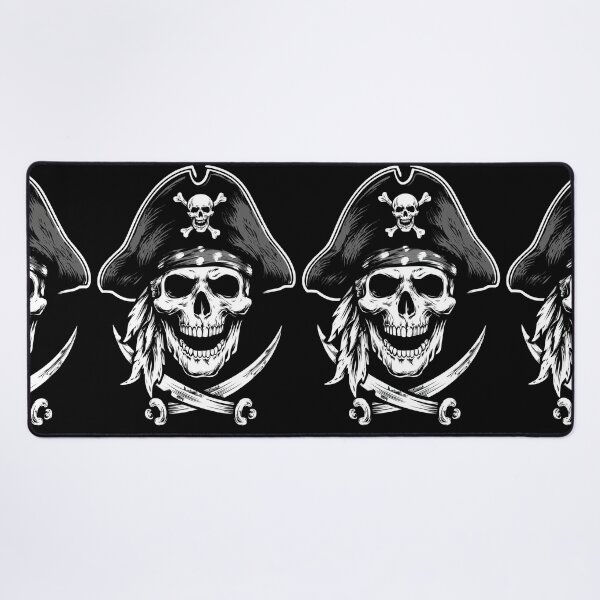 Item preview, Classic Pirate Skull with Tricorn Hat and Swords designed and sold by Piotrek0001.