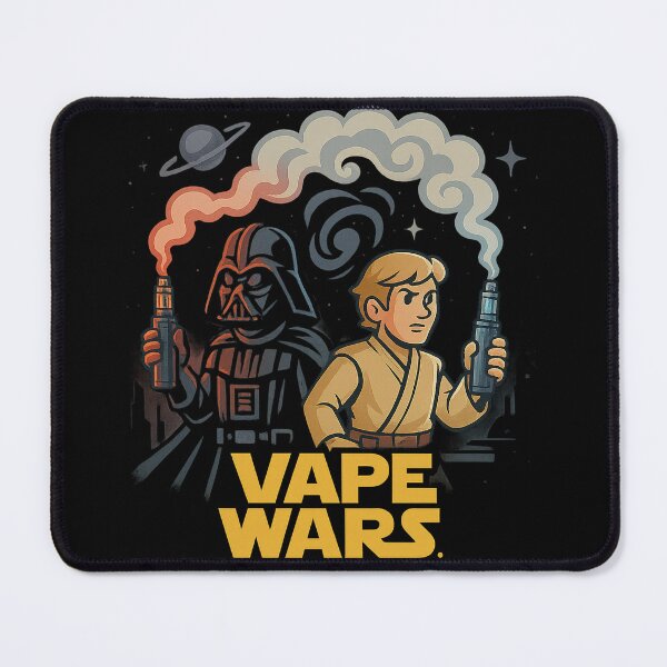 Item preview, Vape Wars – Funny Sci-Fi Vaping Parody Design designed and sold by House of Taste Vape Designs.