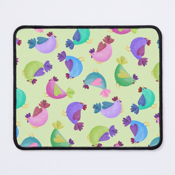 Item preview, Tossed Cute Rainbow Chickens Hens Chooks Chicks designed and sold by piptompatternco.
