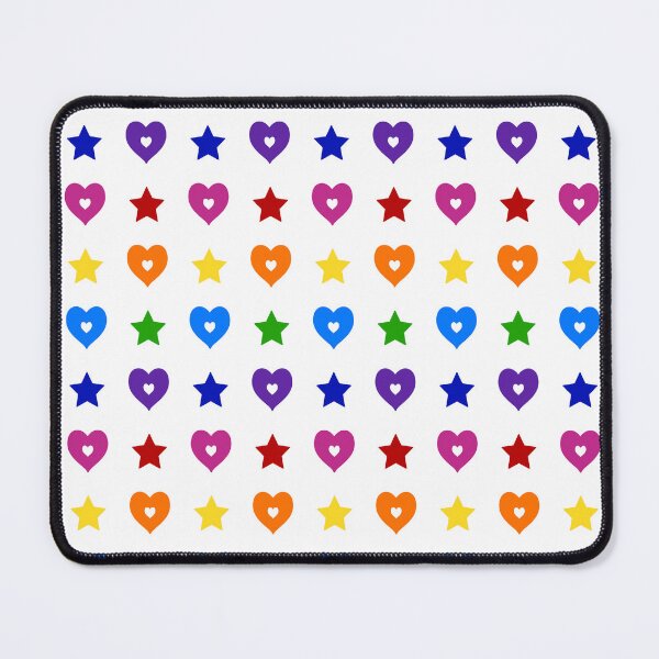 Item preview, Multicolor rainbow hearts and stars designed and sold by Ivetastic.