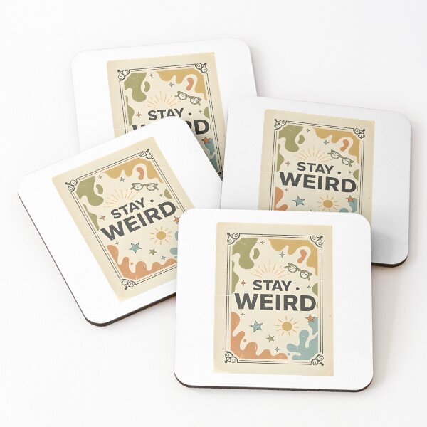 Item preview, stay weird designed and sold by MaineCoonluke.