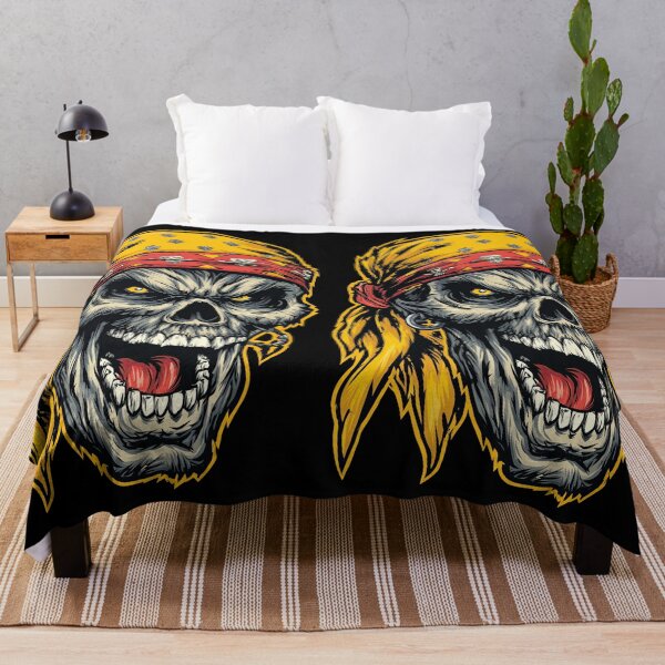 Item preview, Screaming Pirate Skull with Yellow and Red Bandanas designed and sold by Piotrek0001.