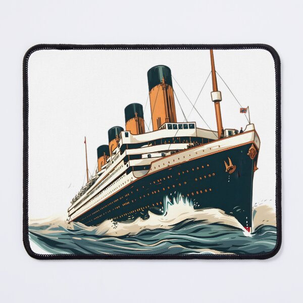 Item preview, Ocean Liner Illustration designed and sold by Jackflash2023.