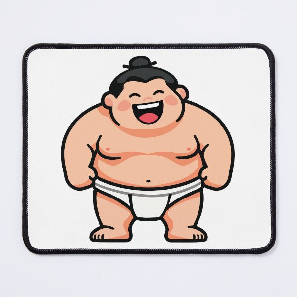 Item preview, Happy Cartoon Sumo Wrestler t-shirt  designed and sold by KARTICK DUTTA.