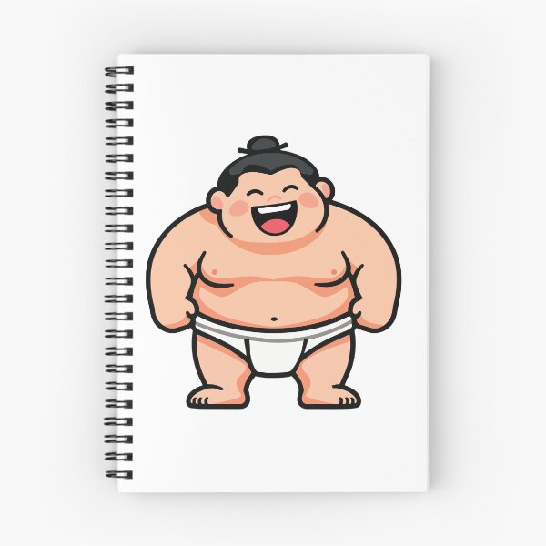 Item preview, Happy Cartoon Sumo Wrestler t-shirt  designed and sold by KARTICK DUTTA.