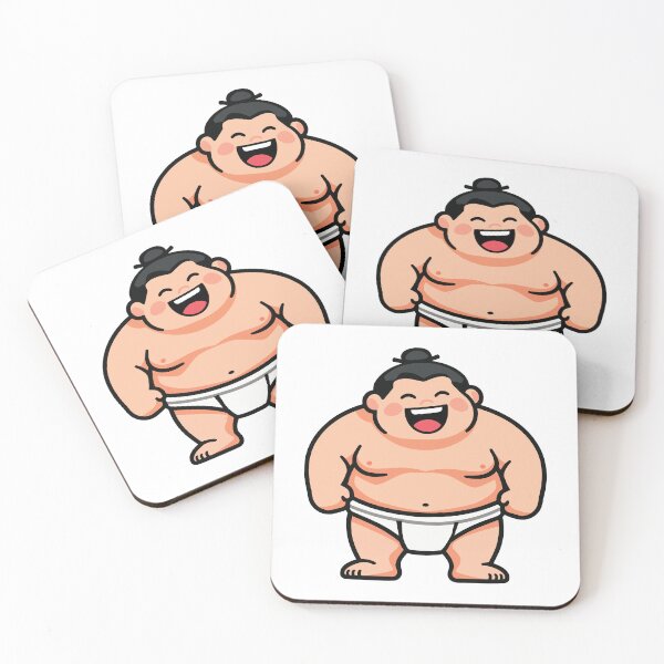 Item preview, Happy Cartoon Sumo Wrestler t-shirt  designed and sold by KARTICK DUTTA.