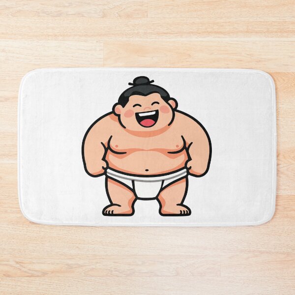 Item preview, Happy Cartoon Sumo Wrestler t-shirt  designed and sold by KARTICK DUTTA.