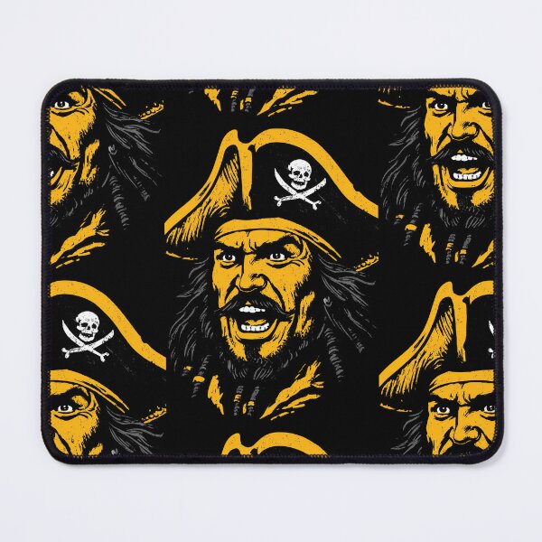 Item preview, Laughing Pirate Captain in a Tricorn Captain's Hat designed and sold by Piotrek0001.