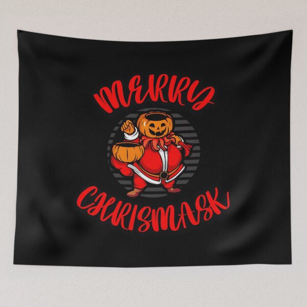 Item preview, Merry Chrismask Funny Vintage Retro Design designed and sold by urayevmutehh.