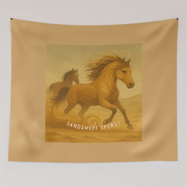 Item preview, Sandswept Spirit – Elemental Desert Horses designed and sold by GeoWild Designs.