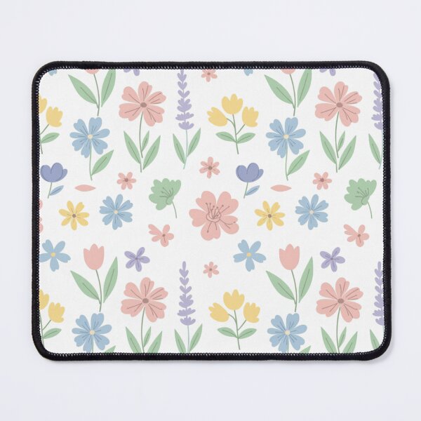 Item preview, Spring Pastel Floral Pattern - Kawaii Flower Print Textile - Sweet Cottagecore Style designed and sold by DibuHumor.