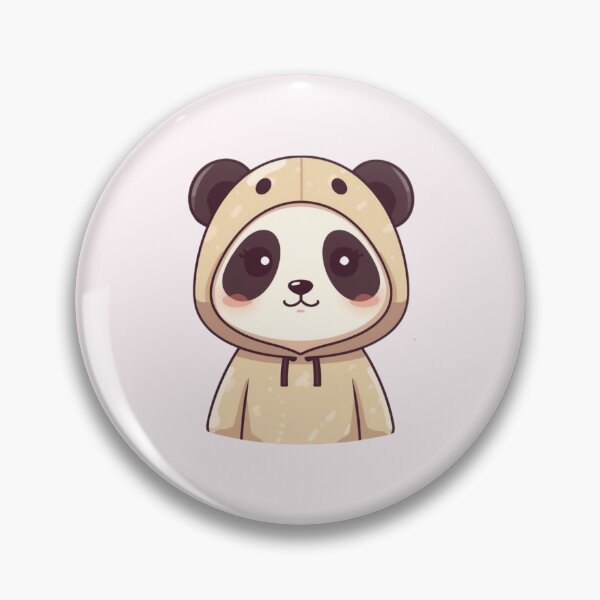 Item preview, Cute Kawaii Panda Wearing Hoodie | Cozy Chibi Panda Aesthetic Art designed and sold by Moon's Arts.