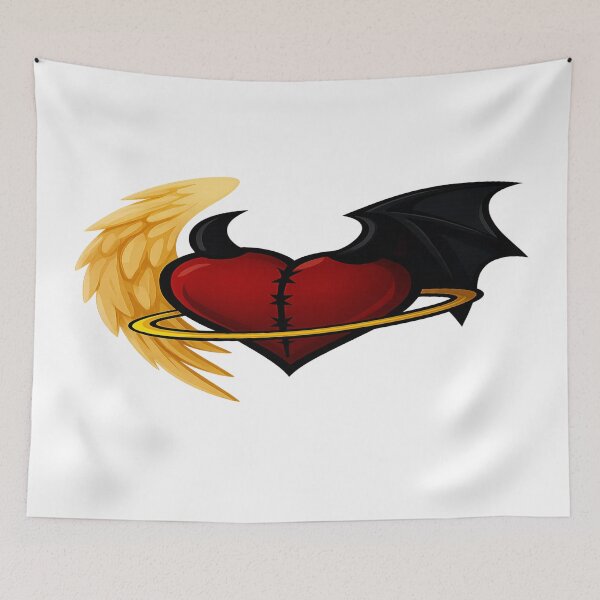 Item preview, Angelic Demon Heart: Stitched Love in Heaven & Hell designed and sold by ScarredGoddess.