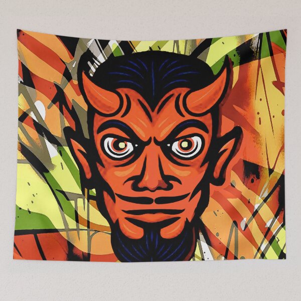Item preview, Satan Abstract designed and sold by ViaARTfactory.