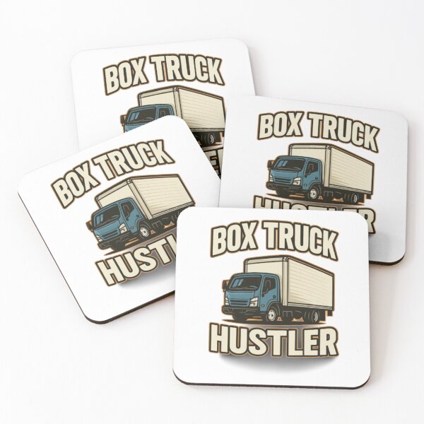 Item preview, Box Truck Hustler Trucker Life Tee designed and sold by Cosmic Graphicz.