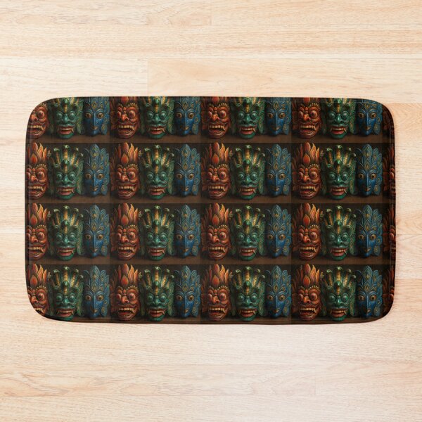 Item preview, Las tres máscaras Raksha designed and sold by Ceylon Luxe Collections.
