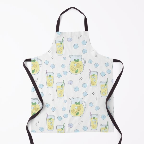 Item preview, Refreshing Summer Lemonade Pattern - Kawaii Ice and Citrus Printed Textile - Cold Drink Aesthetic designed and sold by DibuHumor.