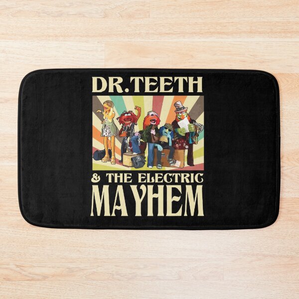 Item preview, Dr. Teeth & The Electric Mayhem Retro Band Poster | Vintage Rainbow Burst designed and sold by Noahven626.
