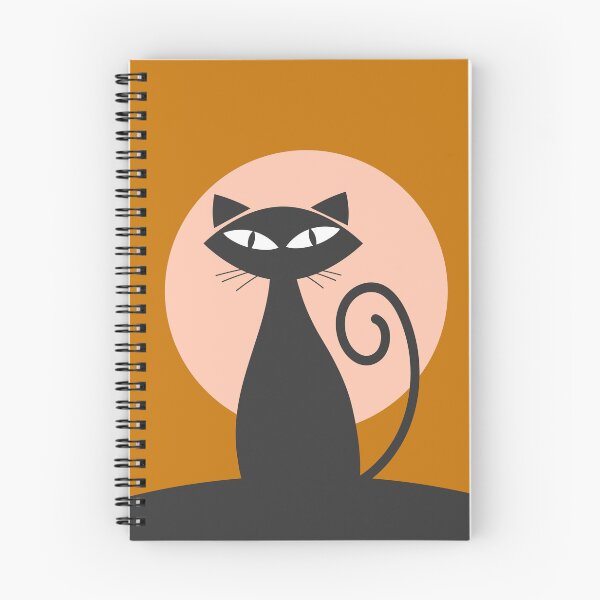 Item preview, Stylized Black Cat Silhouette designed and sold by MurellosArt.