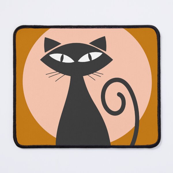 Item preview, Stylized Black Cat Silhouette designed and sold by MurellosArt.