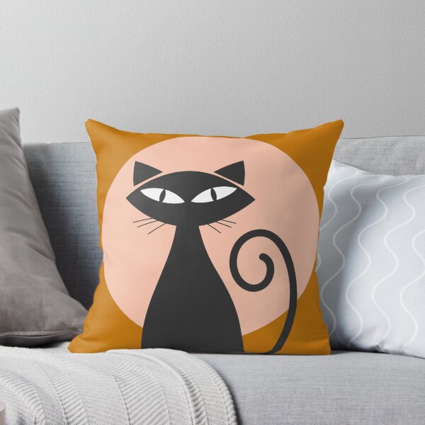 Item preview, Stylized Black Cat Silhouette designed and sold by MurellosArt.