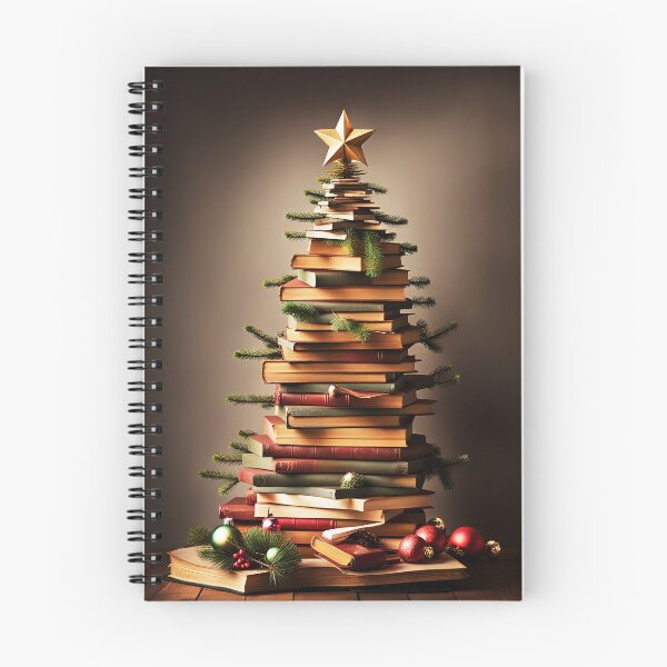 Item preview, Book Lover Xmas Tree designed and sold by GooGooPop.