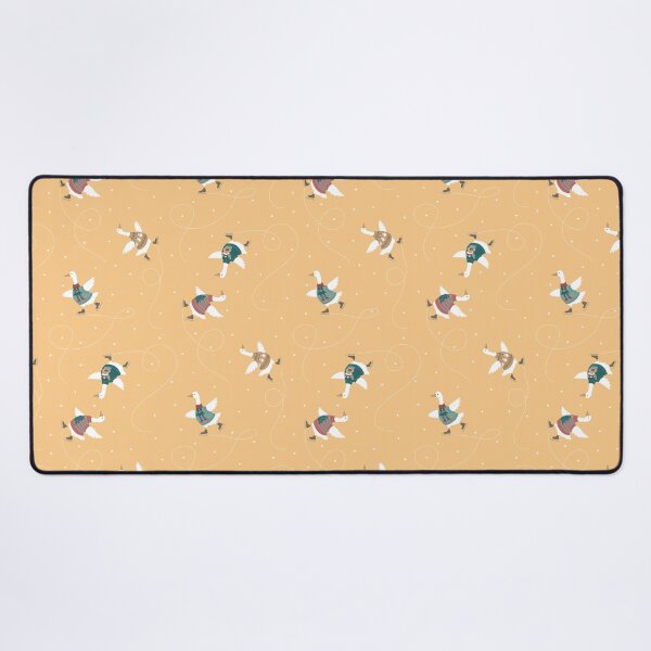 Item preview, Ice Skating Geese with Cute Christmas Sweaters designed and sold by piptompatternco.