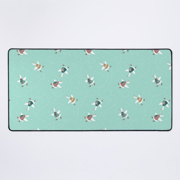 Item preview, Ice Skating Geese with Cute Christmas Sweaters designed and sold by piptompatternco.