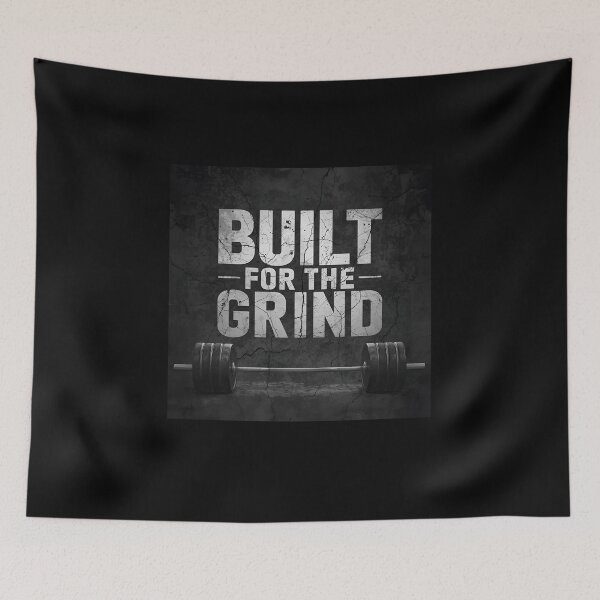 Item preview, Built for the Grind Gym Hoodie – Motivation for Lifters & Fitness Lovers designed and sold by endurothreads.