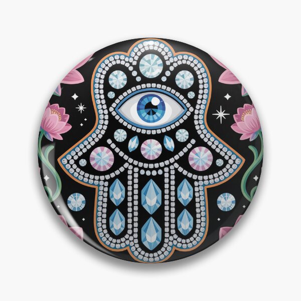 Item preview, striking hamsa symbol designed and sold by Lilashakti ⭐️ ⭐️ ⭐️ ⭐️ ⭐️.