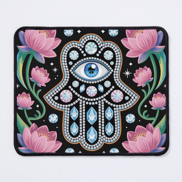 Item preview, striking hamsa symbol designed and sold by Lilashakti ⭐️ ⭐️ ⭐️ ⭐️ ⭐️.