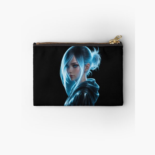 Item preview, ? Neon Glow Anime Girl — Futuristic 8K Aesthetic designed and sold by NeonCore.