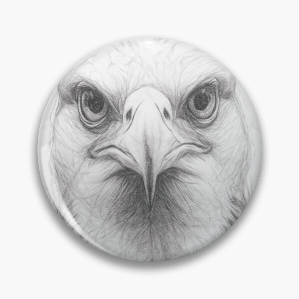 Item preview, Buzzard Pencil Drawing designed and sold by Leon Woods Pencil Art.