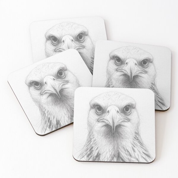 Item preview, Buzzard Pencil Drawing designed and sold by Leon Woods Pencil Art.