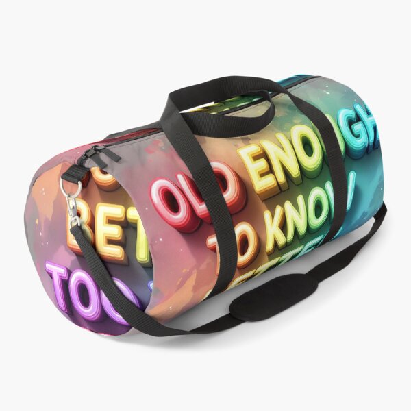 Item preview, colorful typographical funny quote designed and sold by SmashingDeals.