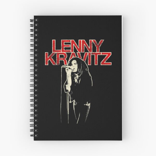 Item preview, Lenny Kravitz  Red Logo Mic Pose T-Shirt designed and sold by ConcepcionLeg.