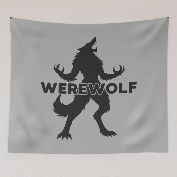 Item preview, Werewolf Wolfman Silhouette  designed and sold by UNK-Fatigues.