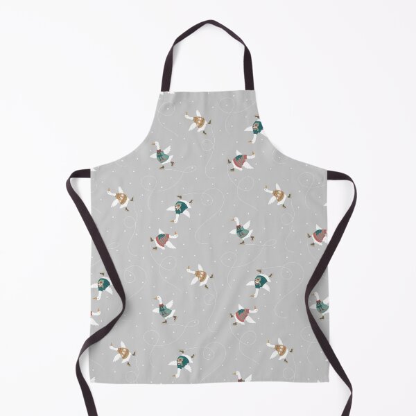 Item preview, Ice Skating Geese with Cute Christmas Sweaters designed and sold by piptompatternco.