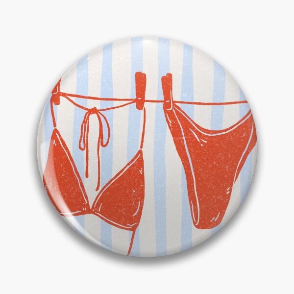 Item preview, Colorful Bikini on Clothesline designed and sold by MurellosArt.
